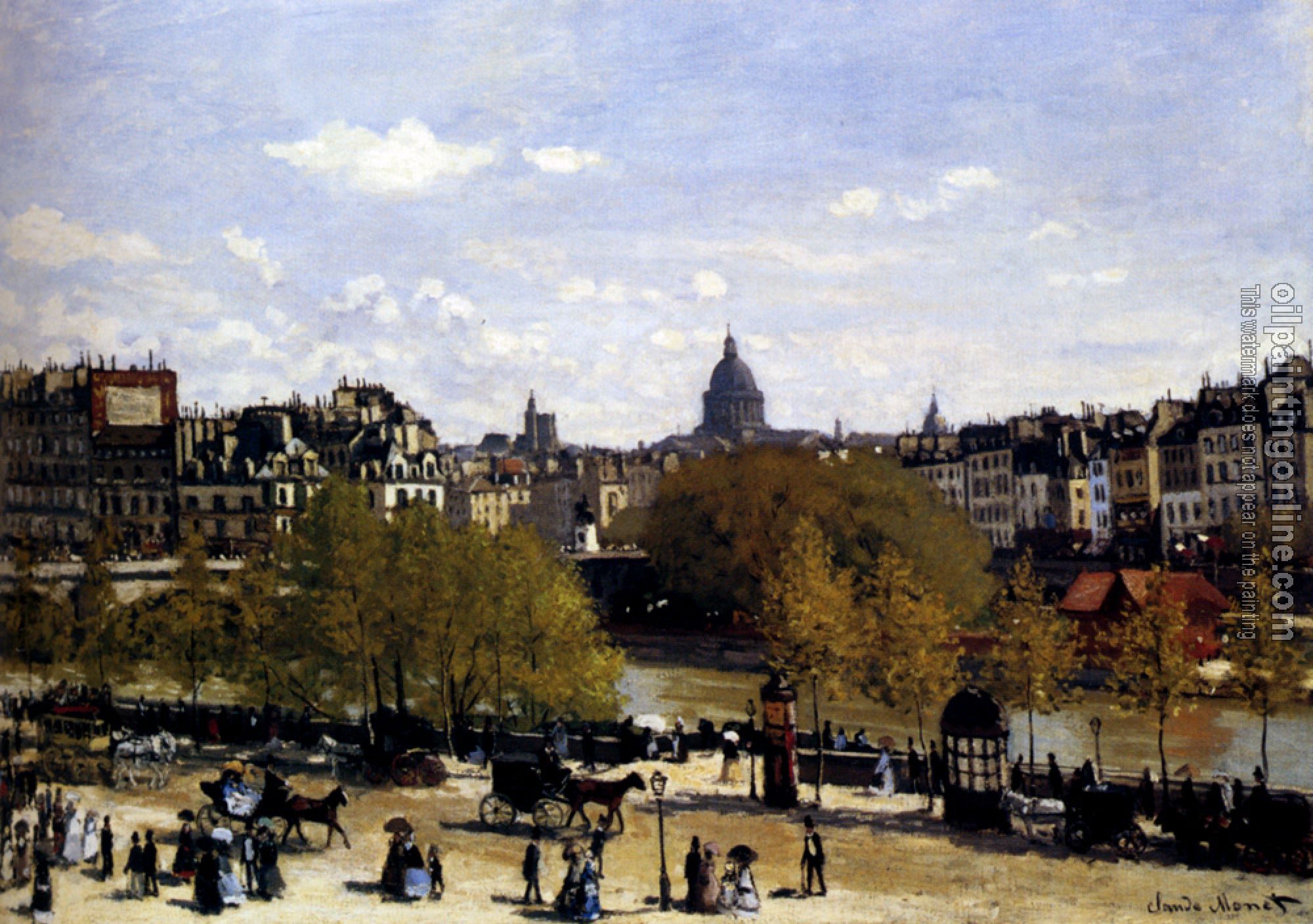 Monet, Claude Oscar - The Quai Du Louvre, Paris